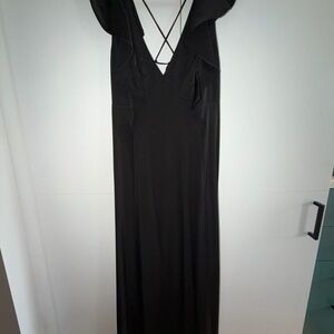 H&M Elegant Black Evening Dress (worn once)